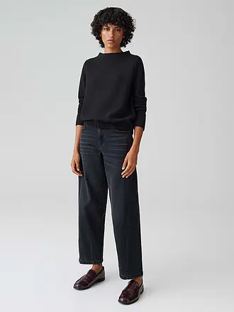 OPUS | Nom du produit : Sweater GASDINA
Marque : OPUS
Couleur : noir
Catégories : Mode,Femme

Longueur des manches : Manches longues
Matière : Polyester / Polyamide,Viscose ,Stretch
Forme du col : Col montant
Motif : Uni
Coupe (vêtements d'extérieur) : Ample | schwarz